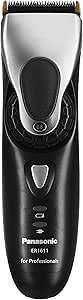 Panasonic ER-1611K Professional hair clipper for battery and mains operation, silver / black [outlet model]