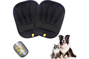 Glvomazty Fellmagnet Handschuh | 2025 Upgrade Elektrostatischer Handschuh für Hunde & Katzen | Tierhaar Handschuh Katze Tierhaarentfernungshandschuh für Sofas & Kleidung 2 Pcs