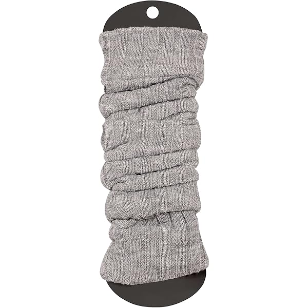 EQLEF Scaldamuscoli Donna Uncinetto – Motivi Geometrici, Beige, Soft E Caldi Per Stivali Invernali