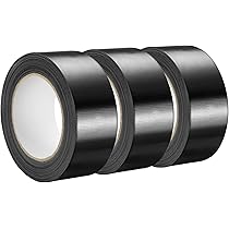 Ruban Adhésif Toilé Noir | Toilé, Ruban Adhésif Pour Photographie, Résistant Noir De Scène Pour