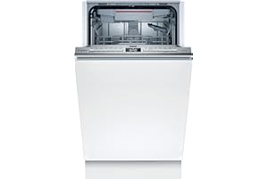 Bosch Home & Kitchen Appliances Bosch Series 4 SPV4EMX21G Dishwasher with 10 place sttings, EfficientDry, TimeLight, Favourite Function, Wifi enabled via Home Connect app, Integrated, 45 cm wide