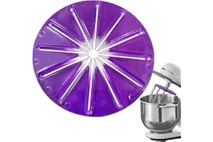 GENERICO Raschietto Per Frusta Planetaria - 120g ABS E Con Paraschizzi | Accessorio Verticale A 6 Linee Per, Creme Dolci, Facilita La Preparazione E La Pulizia, Migliora Cottura Pasticceria