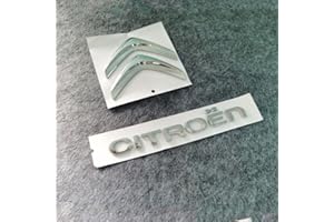 DFVOOP EmblèMe Logo Voiture, pour Citroen C3-XR C4 C3 C5 C1 C2 Berlingo Celysee Lettres Insigne Autocollant Porte,Côté Autocollant Emblème de Lettres Voiture Accessoires,H