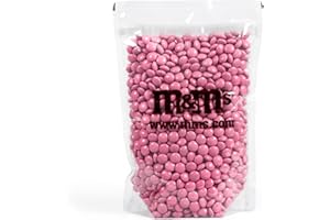 MY M&M'S M&M'S mono couleur au chocolat au lait - Sachet vrac de 1,5kg de chocolats - Idée de DIY - Idéal pour mariage, fête d'anniversaire, buffet de bonbons, baptême, gender reveal (Rose Tendre)