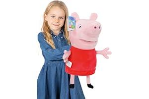 I LOVE FANCY DRESS Peppa Pig Officially Licensed Peppa Pig Soft Plush Toy Puppet - 20"/50cm Tall Kids Plush Toy Puppet Character - Cuddly and Huggable Gift for Kids