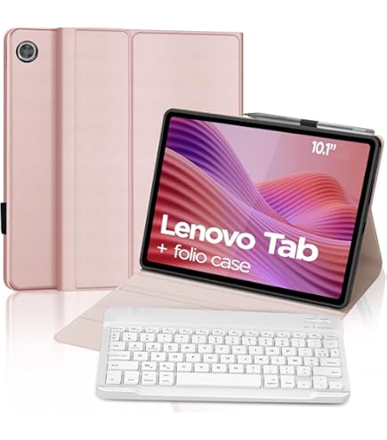 Étui Pour Clavier Pour Lenovo Tab 10.1 2025/M10 4e Génération TB311FU/XU, Tablette 10.1 Pouces, Bluetooth, Housse Pour Clavier Et Souris Rétroéclairés 7 Couleurs