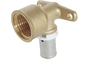 SOMATHERM FOR YOU - Applique Murale à sertir pour tube PER Ø16 - Femelle 15/21 (1/2''), Permet de raccorder un tube PER Ø16