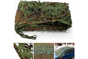 Keyohome - Somier de Camuflaje (Tela Oxford, 2 x 3 m/3 x 5 m/2 x 1,5 m/7 x 1,5 m/4 x 2 m, decoración para Fiestas en Thema Auto Cubiertas Camuflaje Netting para esconderse Durante la Caza