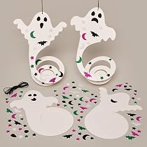 Baker Ross Palline Rimbalzanti Di Halloween: 4 Pezzi Che Si Illuminano A Forma Di Zucca - Regalini Bambini E Giocattoli Da Esterno