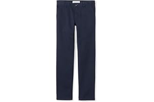 Amazon Essentials Mädchen Uniform Chinohose Mit Flacher Vorderseite Und Verstellbarem Stretch