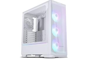 ‎PHANTEKS Phanteks PC Gehäuse Eclipse G360A EATX Midi-Tower, PC-gehäuse Tempered Glass, ARGB, Computergehäuse, Gehäuse Weiß