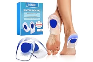 NAILPRETTY 2 Paires Talonnette Silicone Semelle Talon, Orthopédique Coussinet silicone, Coussinets de Talonette pour Chaussures, Soulage Douleurs Pieds Talon pour Homme et Femme