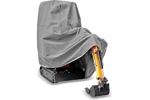 Z4L Housse pour mini pelleteuse - Idéale pour la construction de routes, les entreprises de construction