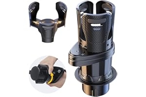 JIANGLAI Car Cup Holder Expander Adapter, Upgraded Extender Cup Holder Organizer with Offset Adjustable Base, Versatile Car Accessories, Large Bottles and Big Drinks