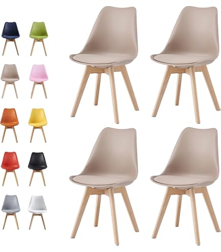 Scandinavische houten eetkamerstoelen - Sav & kse Scandinavische houten eetkamerstoelen - Sav & kse