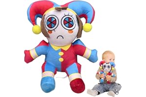 FOLLOWISH The Amazing Digital Circus Peluche, 25 cm Digital Circus Plush, Pomni Plushies Toy, divertente e carino animale peluche figura bambola, per Compleanno Halloween Natale ragazzi ragazze