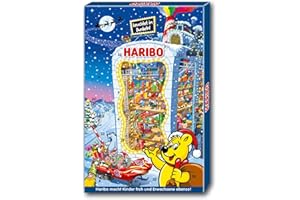 HARIBO Adventskalender 2025 mit 24 Mini-Tüten (300g) | Gummibärchen, Fruchtgummi & Maoam | Süßigkeiten Weihnachtskalender für Kinder & Familien – bunte Überraschung bis Heiligabend