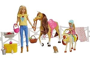 Barbie Hugs 'N' Horses - Playset Chelsea and 2 Horses