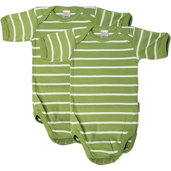 Divata Baby Langarm Body - Mitwachsend Mit Druckknöpfen Aus Bio-Baumwolle