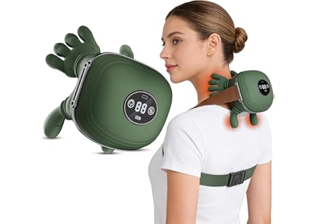 Massageapparat, 4D nackmassageapparat, uppvärmande hals med 3 massageprogram och 2… - Amazon Deal & Rabatt