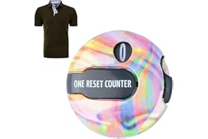 SHENRONGTONG Golf Score Clicker, Counter For Your Golf Golf Score Clicker Golf Scoring Keeper Simple Attachment Simple Attachment Scorekeeper up to 12 Shots Score with Touch Reset & Clip, Golf Gadgets for W