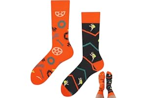 TODO Kolorowe Skarpety Nie do Pary - Lucky Horse - Jeździec, Podkowy, Koń, Zegar