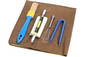 Byhoo Kit de Nettoyage Universel pour Clavier mécanique d’Ordinateur, Comprenant extracteur d’interrupteurs, extracteur de Capuchons de Touches, Lime Plate et Plusieurs Petites brosses de Nettoyage