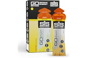 Science in Sport GO Isotonic Energy Gel 6x60ml Orange, Vegan - Formule isotonique avec 22g de glucides, Alternative optimale aux boissons isotoniques