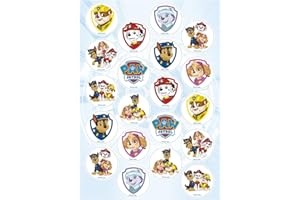 Dekora - Décoration Coméstible en Forme de Mini Disque pour Gâteaux d'Anniversaire pour Enfants de Pat Patrouille - 3,4 cm