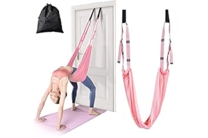 KIMDARO Waist Back Leg Stretch Strap/Yoga Fitness Band, Leg Stretching Assist Trainer, Yoga Stretcher, Back Bend Split Inversion Strap for Fitness, Dance, Ballet, Gymnastics