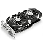 Scheda Grafica GTX1060 da 5 GB, Scheda Video GDDR5 192 Bit, Gpu per Giochi per Computer PCIE 3.0X16, Scheda Grafica per Computer Desktop a Doppia Ventola con HDMI DP DVI