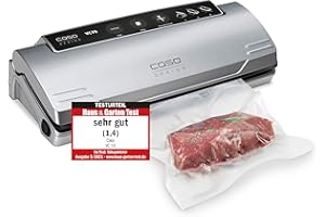 Caso Vc10 Zgrzewarka Próżniowa, Srebrny, 15,5 x 36 x 9 cm; 1,3 kg