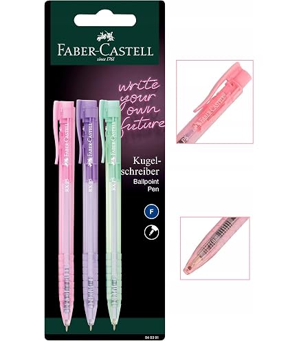 Faber-Castell Poly Ball XB - 5 Penne A Sfera - Edizione Blu Caraibi