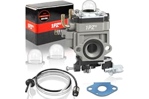1PZ CA1-F26 Kit Carburador para 22cc 26cc 33cc 34cc 36cc Motor de Desbrozadora 2 Tiempos Weedeater 1E34F 1E36F TU26 TL26