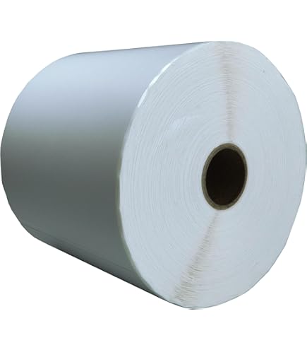 Labelident Versandaufkleber 4x6 Zoll - 100 X 150 Mm - 500 Thermo Eco Etiketten Auf 1 Rolle(n) I 25 Mm Kern I Selbstklebende Shipping Labels Für Desktop Thermodrucker I Trägerperfo