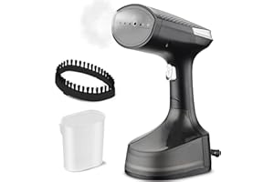 GRUNKEL - Plancha Vertical de Vapor PV-1600GSO 1600W | Vapor Continuo 22g/min | Depósito Extraíble 310ml | Funcionamiento 15 Min | Protección Sobrecalentamiento | Cable 1,9m | Indicador LED