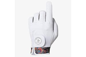 Skins Golf - Mens Golf Gloves, Totally Unique Designs, Premium Cabretta Leather, The Perfect Golf Gift for Right Handed Golfers