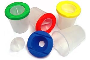 Major Brushes Non-Spill Paint Pots - Pack of 4