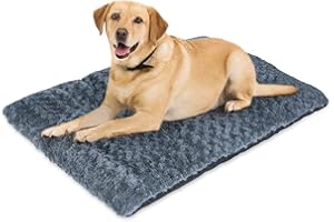 JOEJOY Cuscino per Cane, Lettino per Cani Cuccia per Cani Super Morbida Materasso per Cani Tappetino per Cani Lavabile Antiscivolo per Cani e Gatti di Piccola Taglia Media (74 x 53 x 7 cm)