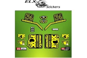ELX STICKERS Pegatinas HORQUILLA FORK FACTORY FOX 34 2016 ELX15 STICKERS AUFKLEBER AUTOCOLLANT ADESIVI BICICLETA CYCLE MTB BIKE
