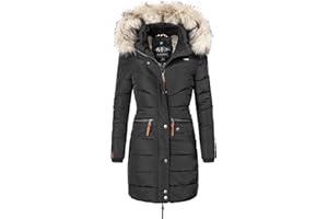 Navahoo Paula manteau d'hiver pour femme matelassé long XS-XXL