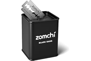 Zomchi Razor Blade Bank for Safety Razor Blade Storagement, Used Double Edge Safety Razor Blade Disposal Case