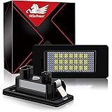Win Power Fehlerfrei LED Lizenz Kennzeichenbeleuchtung Montage Bright Weiß Lampen Leuchtmittel, 2 Stücke