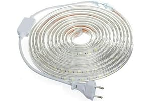 MUNDDY- TIRAS DE LED MANGUERA LUZ (120 Luces/Metro) 4000K Blanco Neutro 220V INTERIOR IP65 ALTA ILUMINACION (1 Metro)