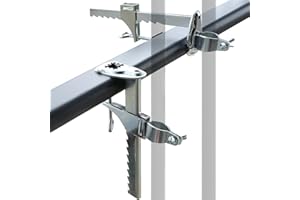 LEcylankEr Sonnenschirmständer, Verlängerte Schirmständer Sonnenschirm für Gartenschirme, Tragbare Schirmständer für Geländer Terrassen Tische Stühle im Freien, Klemmbereich 0-20cm