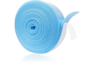 BOUFEIDA Randdämmstreifen, 50mm x 8mm x 10m Randdämmstreifen Selbstklebend, Randdämmstreifen für Ausgleichsmasse, Randstreifen Randdämmung Fußbodenheizung Estrich