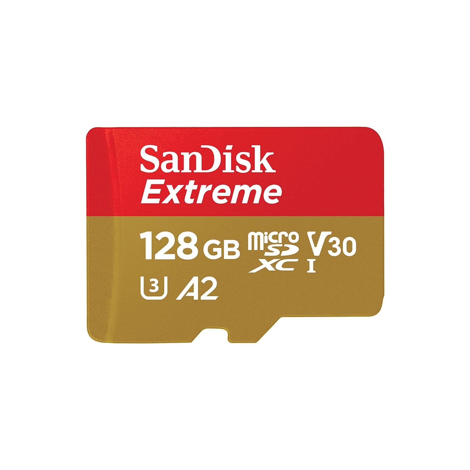 SANDISK 128GB Extreme microSDXC Karte+ Adapter, bis zu 190MB/s Lesen | UHS-I, V30, 5K, 4K UHD, U3, C10, A2,bis zu 90MB/s Schreiben, Ideal für Actionkameras, Drohnen, Smartphones