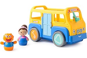 Ms. Rachel Official My First Learning Electronic School Bus with 2 Figures, Music & Sounds, Educational Toys & Toddler Toys for Girls & Boys Ages 1-3+