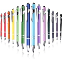 14 Penne A Sfera Con Stilo JIANTA - 2 In 1 Metallo Per Scrittura E Schermi Touch - Foto 6