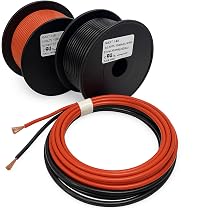 Cavo Elettrico Singolo Nucleo Rosso 50m - 1,5mm² 21A Per Auto E Marina - Bowers UK